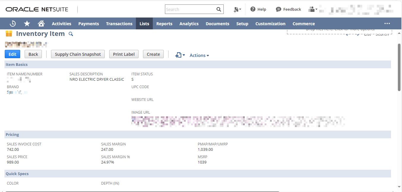 NetSuite - Steel Cod Integration