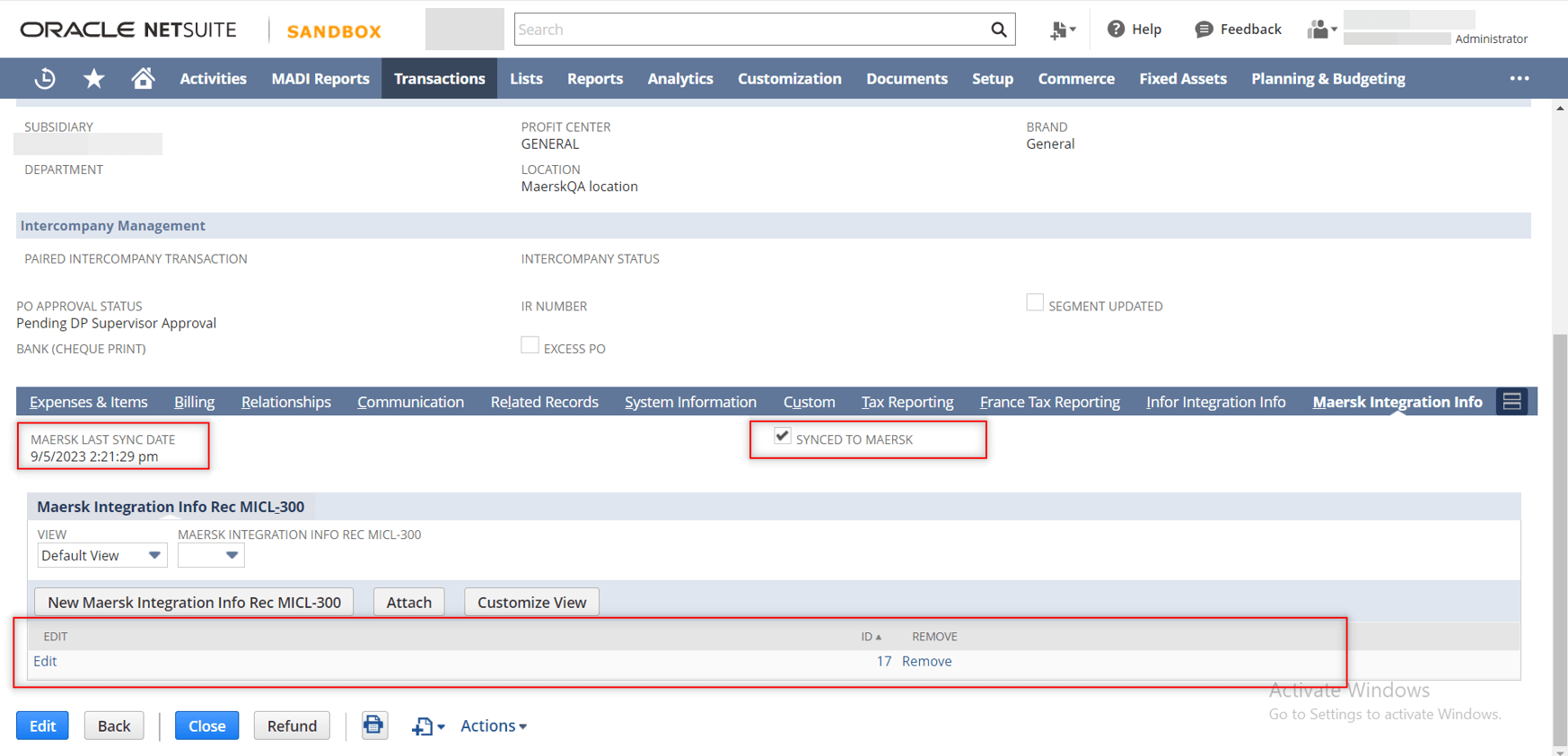 NetSuite Maersk Integration_Image1.png