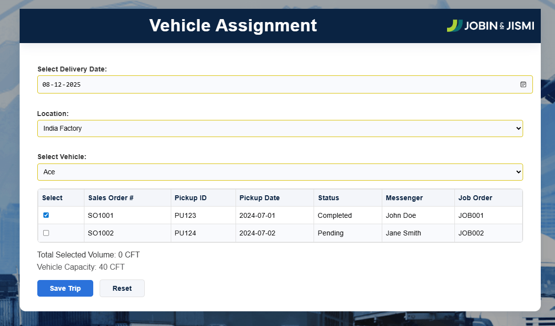 Vehicle Management System