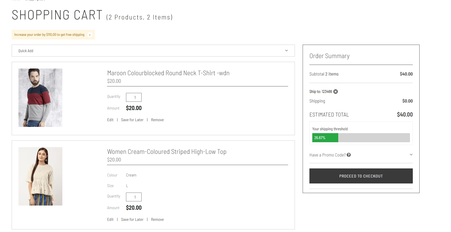 Free Shipping Accelerator